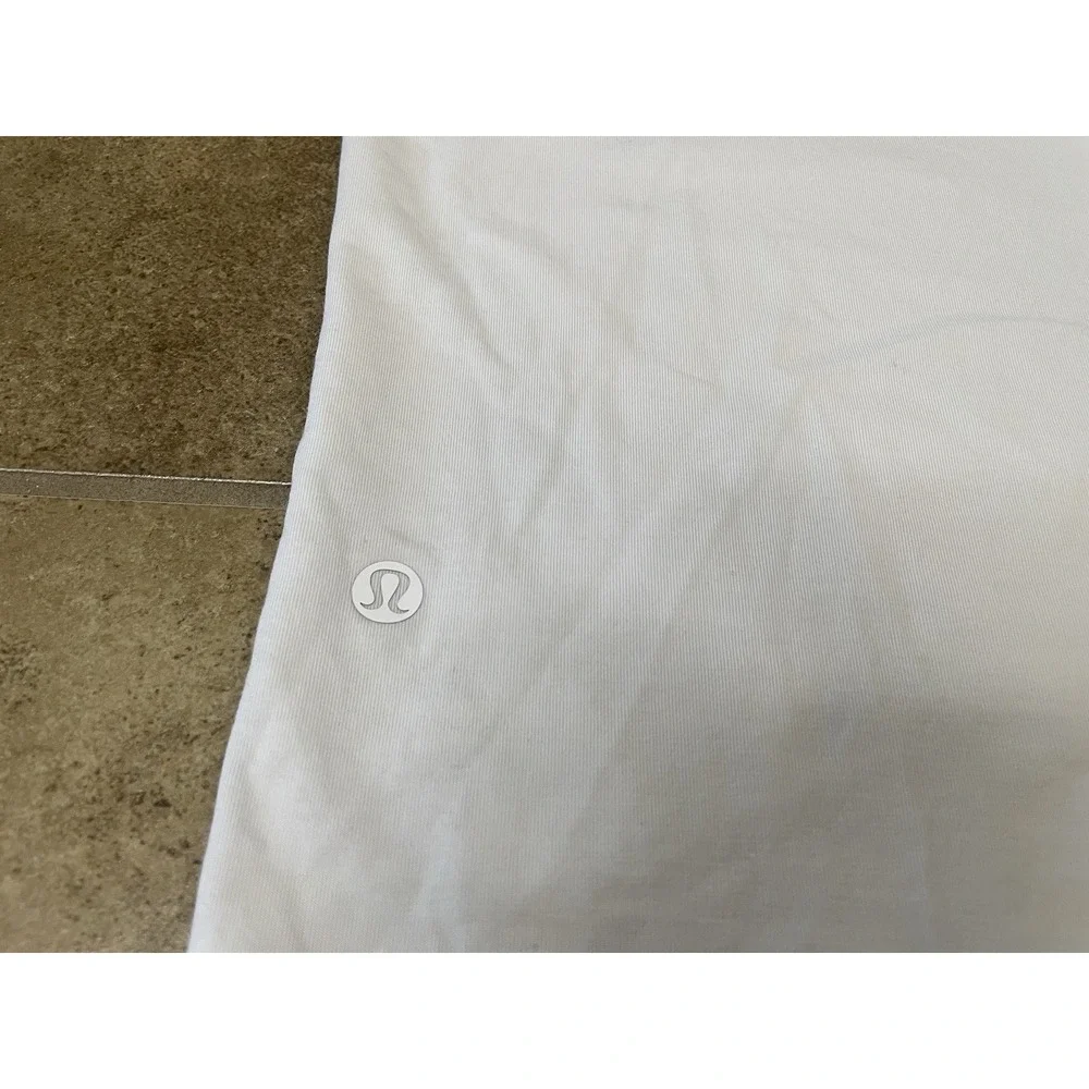 Lululemon Men's Size M USC Trojans Graphic T-Shirt Pima Cotton Blend White